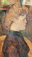 Toulouse-Lautrec, Henri de - The Painter's Model Helene Vary in the Studio,